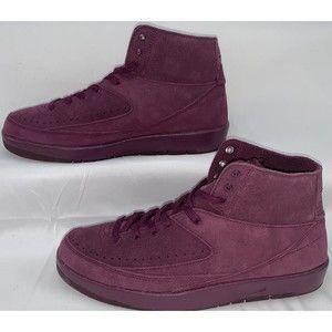 Nike Retro  Air Jordan 2 II Decon Bordeaux Men’s Size 8 Suede DS RARE